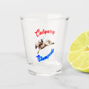 Verre A Shot Calgary Canada Chevaux Juillet Riders Calgary Stam