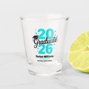 Verre A Shot Calot de diplômé de la promotion 2026 Diplômé Aq