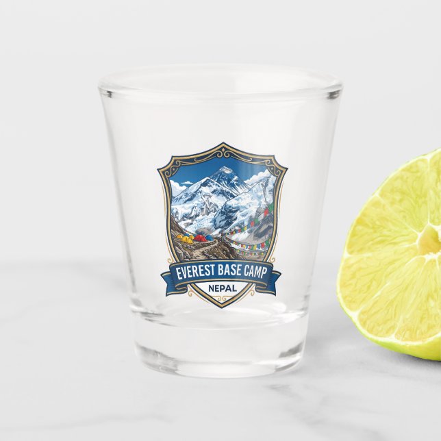 Verre A Shot Camp de base de l'Everest Népal (Devant)