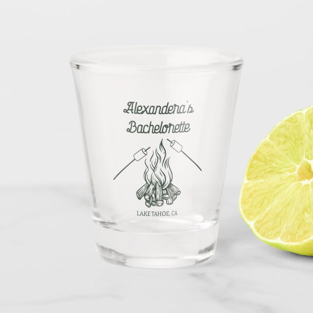 Verre A Shot Camp de vacances pour filles (Devant)