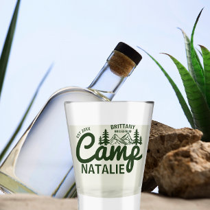 Verre A Shot Camping personnalisé Bachelorette Party Bridesmait