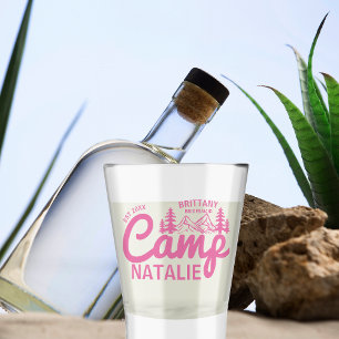 Verre A Shot Camping personnalisé Bachelorette Party Bridesmait