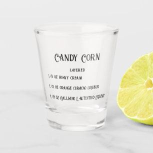 Verre A Shot Candy Corn Novelty Petal Press Co Shot Glass