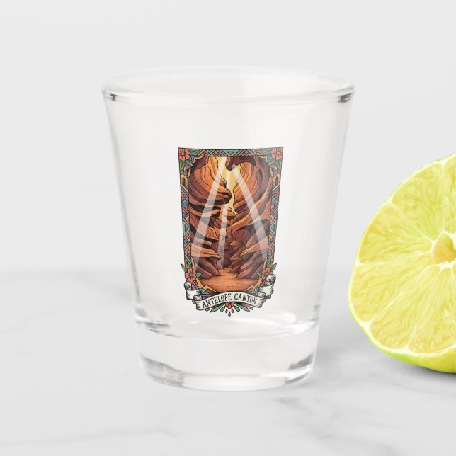 Verre A Shot Canyon Antelope  Souvenir (Devant)