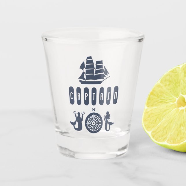 VERRE A SHOT CAPITAINE (Devant)