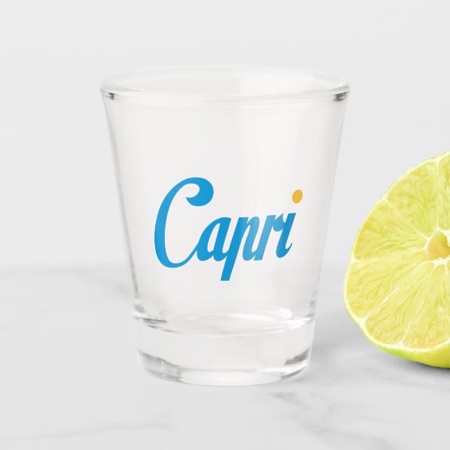 Verre A Shot CAPRI Italie (Devant)