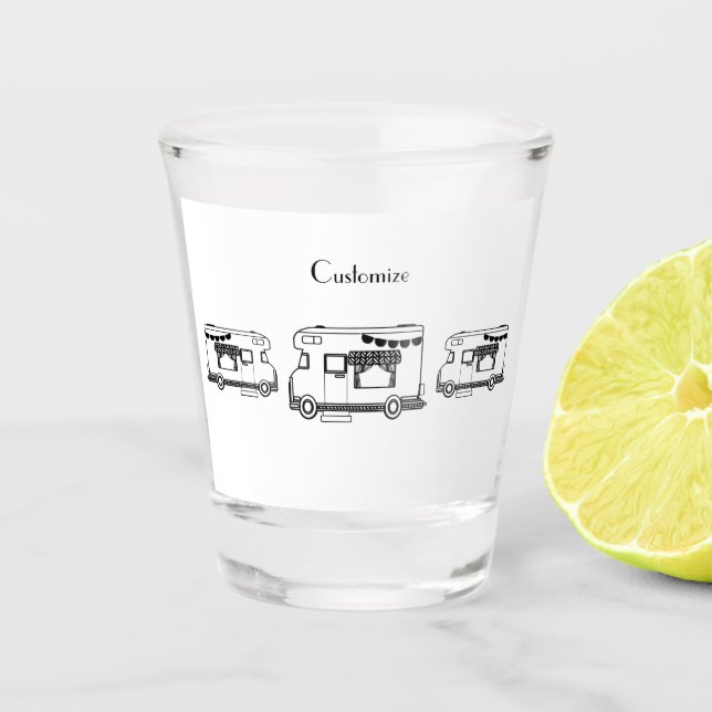 Verre A Shot Caravane de camping RV Thunder_Cove  (Devant)