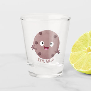 Verre A Shot Caricature de biscuit à puce en chocolat