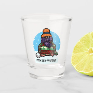 Verre A Shot Caricature de Jumper de Noël pour l'hiver de Pingo