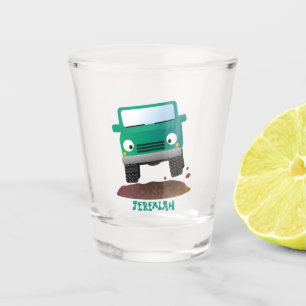 Verre A Shot Caricature de voiture 4 X4 hors route