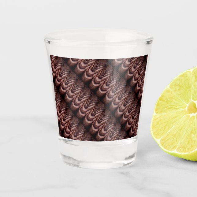 Verre A Shot Carreaux de toit rustiques avec perspective unique (Devant)