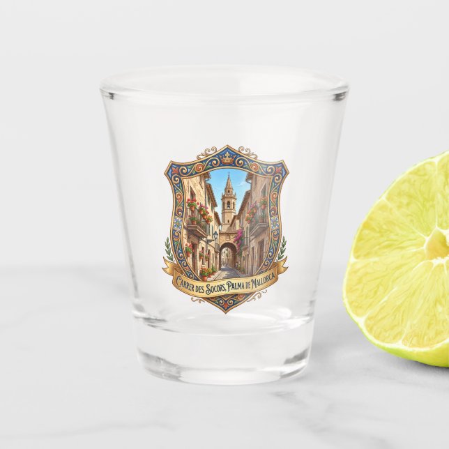 Verre A Shot Carrer des Socors Espagne (Devant)