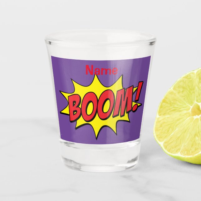 Verre A Shot Cartoon Boom Thunder_Cove (Devant)
