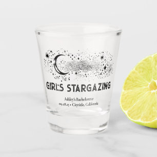 Verre A Shot Céleste Lune et étoiles Fun Bachelorette Party