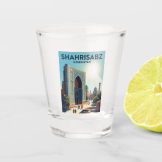 Verre A Shot Centre historique de Shahrisabz Ouzbékistan