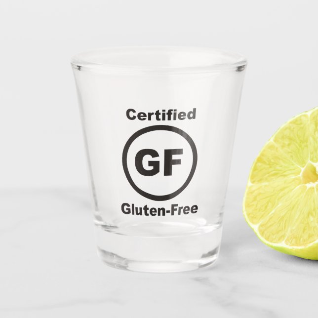 Verre A Shot Certifié sans gluten (Devant)