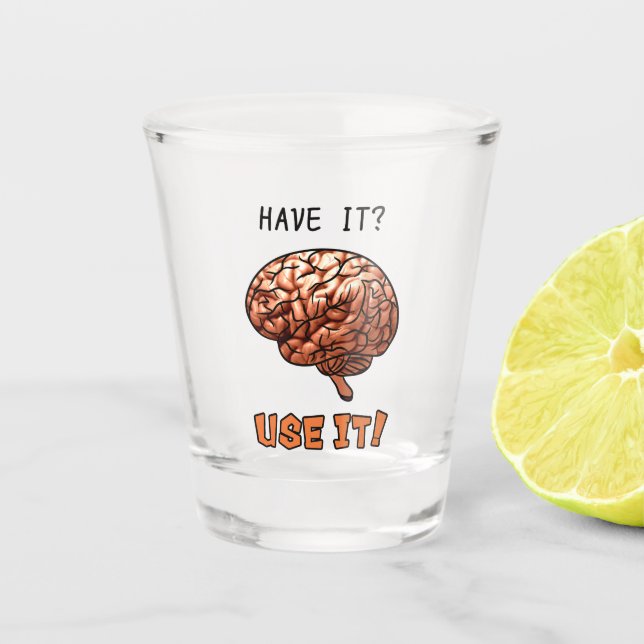 Verre A Shot Cerveau (Devant)