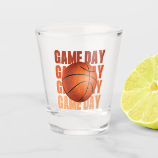 Verre A Shot C'Est La Saison Jeu De Basketball Jour Fan