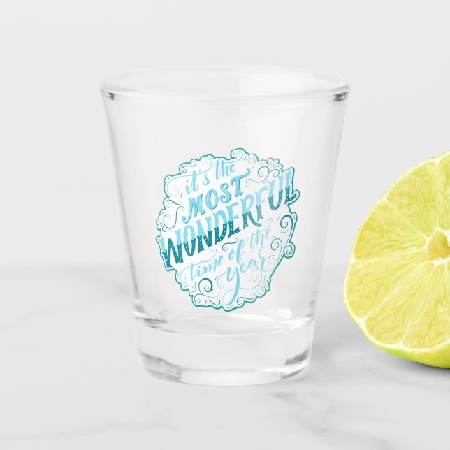 Verre A Shot C'est le moment le plus merveilleux de l'année (Devant)