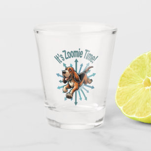 Verre A Shot C'est l'heure du fou chien de chasse