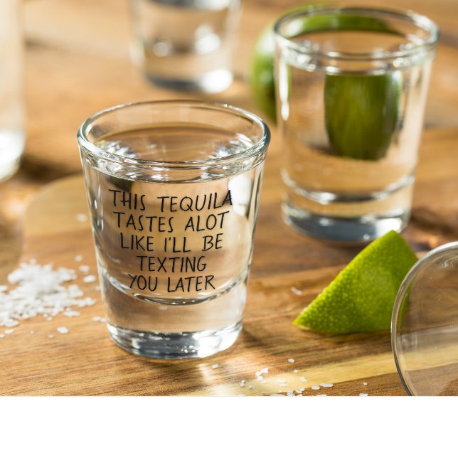 Verre A Shot Cette Tequila Teste Comme Si Je Vous Écris Des Tex (Créateur téléchargé)
