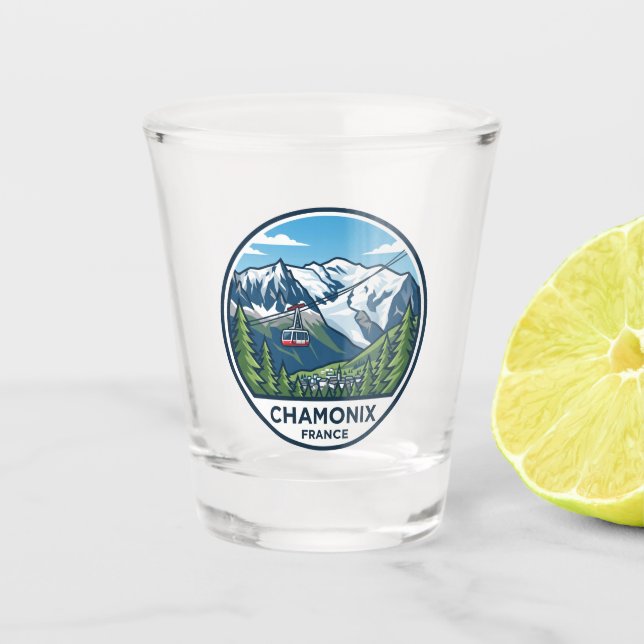 Verre A Shot Chamonix Mont-Blanc France (Devant)