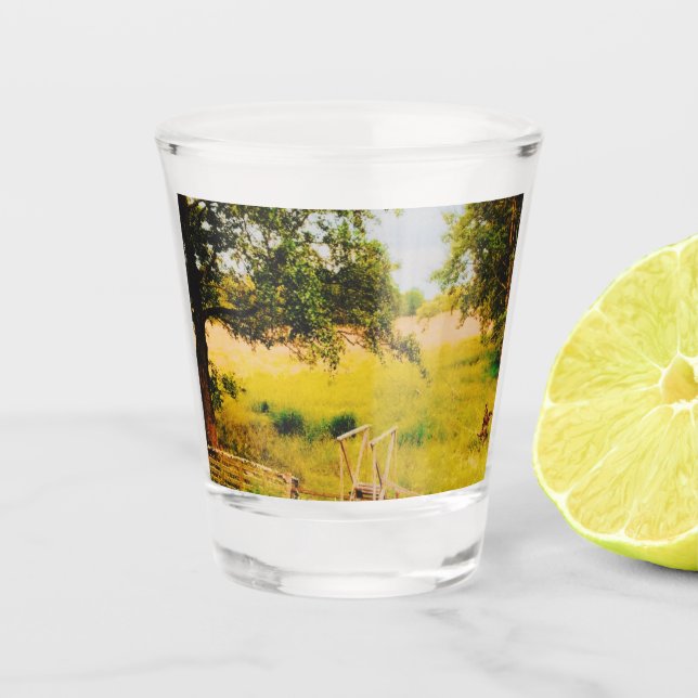 Verre A Shot Champ d'été de Gysinge  (Devant)