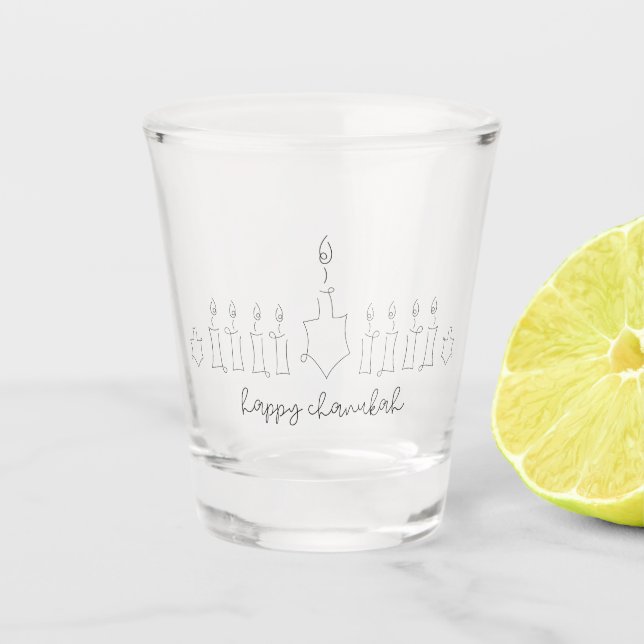 Verre A Shot Chanoukah (Devant)