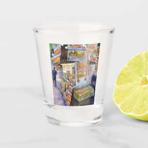 Verre A Shot Charge de travail artistique extraordinaire