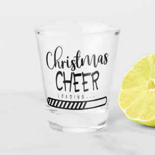 Verre A Shot Chargement de la fête de Noël Drôle Humour saiso