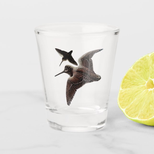 Verre A Shot Chasse à la bécasse (Devant)
