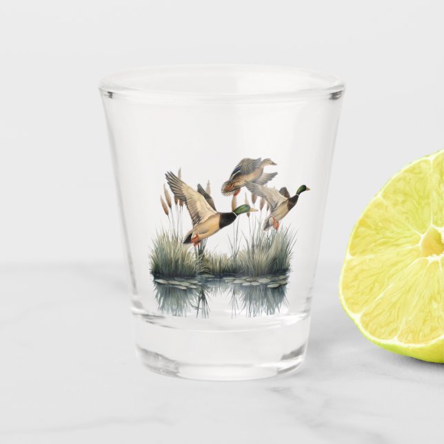 Verre A Shot Chasse au canard  (Devant)
