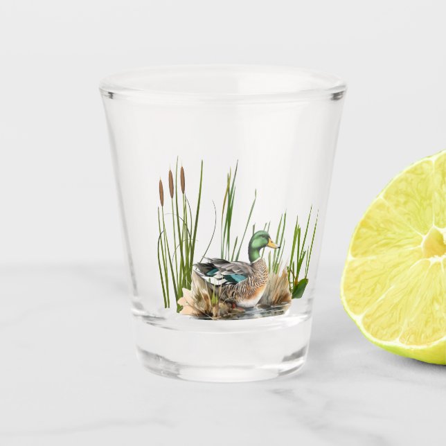 Verre A Shot Chasse au canard  (Devant)