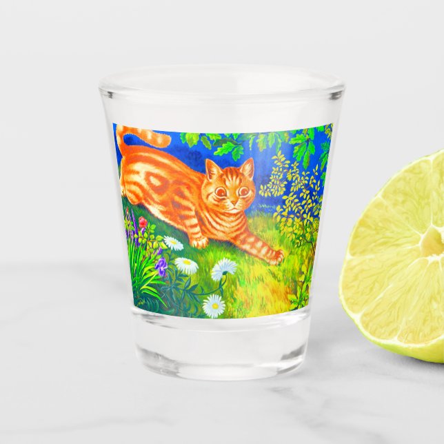 Verre A Shot Chat de nuit (Devant)