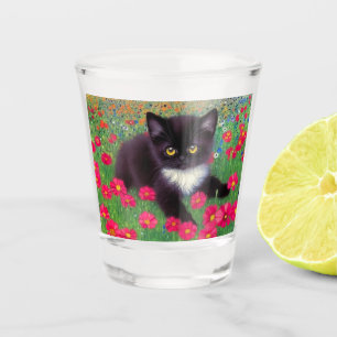Verre A Shot Chat Gustav Klimt Tuxedo