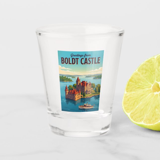 Verre A Shot Château Boldt États-Unis (Devant)