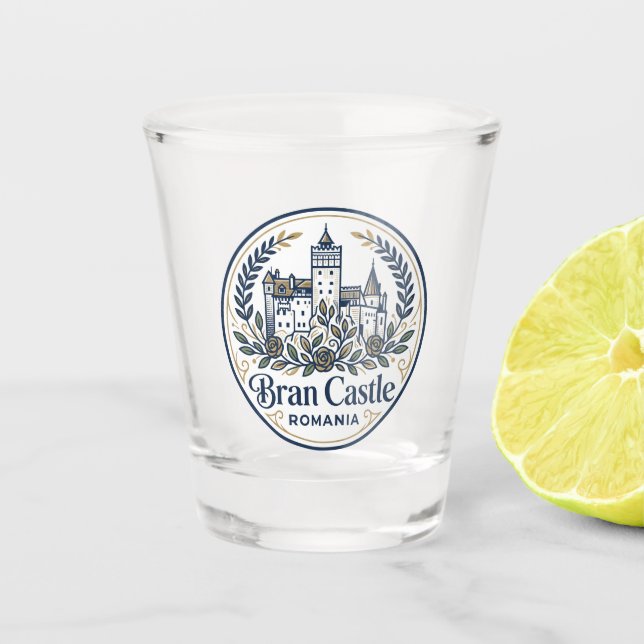 Verre A Shot Château de Bran Roumanie (Devant)