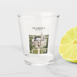 Verre A Shot Château de Hluboká République tchèque