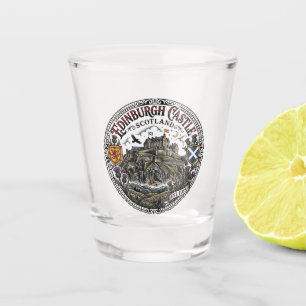 Verre A Shot Château d'Édimbourg Écosse