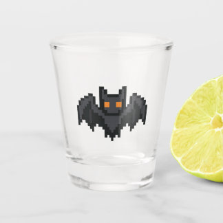 Verre A Shot Chauve-souris Rétro 8 bits