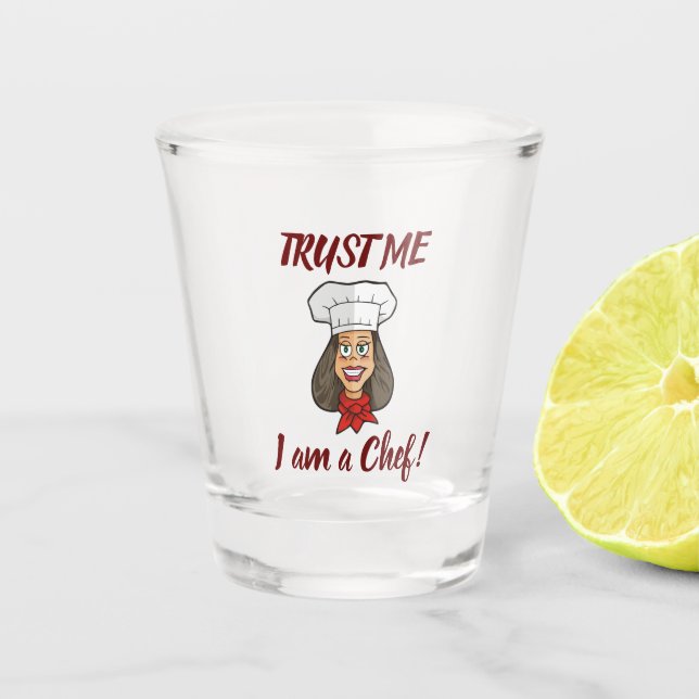 Verre A Shot Chef femme (Devant)