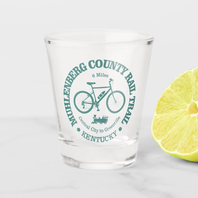 Verre A Shot Chemin de fer du comté de Muhlenberg (cyclisme) (Devant)