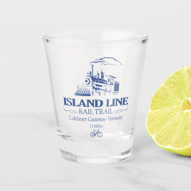 Verre A Shot Chemin de fer Island Line (RT) (Devant)