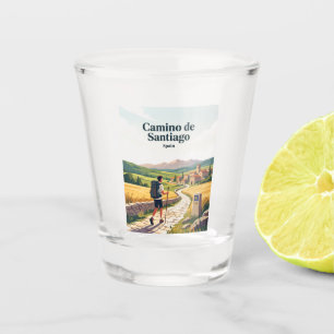 Verre A Shot Chemin de Saint-Jacques Espagne