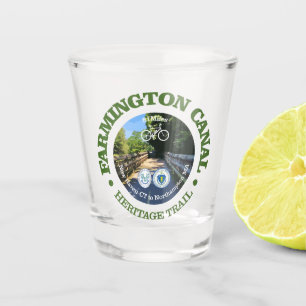 Verre A Shot Chemin du patrimoine du canal de Farmington (c)