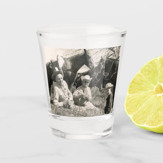 Verre A Shot Chemin Western Salt Grass Arrêt Déjeuner (Devant)