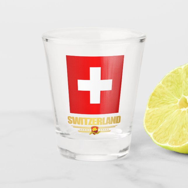 Verre A Shot Chemises "Swiss Pride" (Devant)