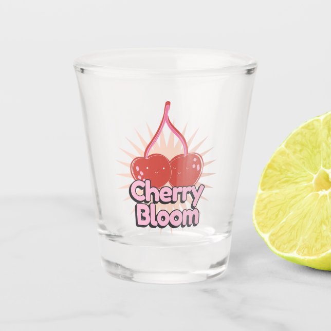 Verre A Shot Cherry Bloom (Devant)