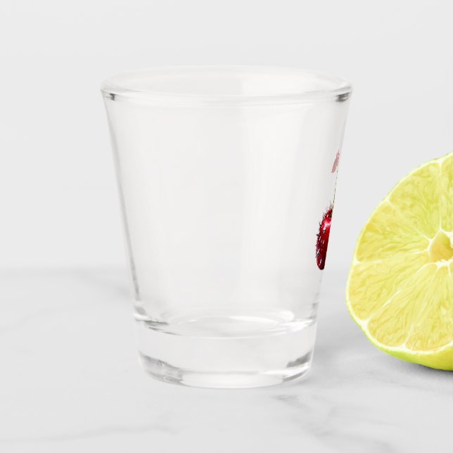 Verre A Shot Cherry Rock Style (Gauche)