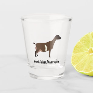Verre A Shot Chèvre laitière LaMancha personnalisée